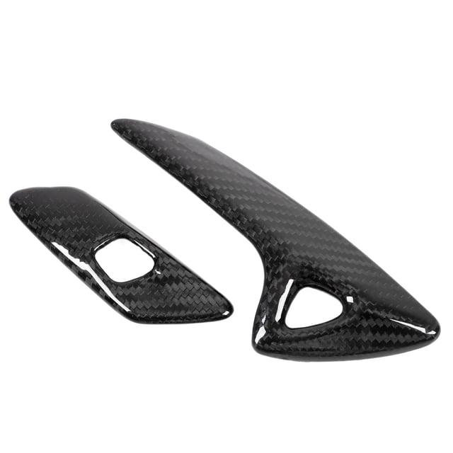 Etiqueta Engomada de Manija de Puerta Interior Ticfox Fibra de Carbono Corvette C7 2014-2019