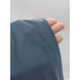 thumbnail image 7 of Dusty Blue Sleeveless Solid Minimalist Bodycon Mini Dress For Women, 7 of 7