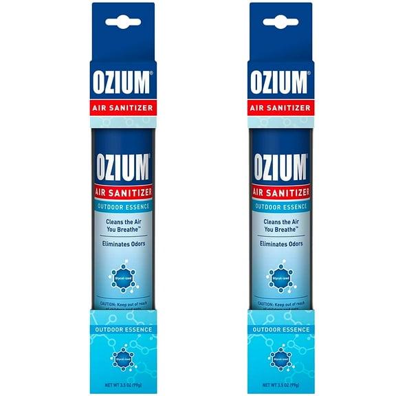 Ozium Air Sanitizer 3.5 oz Spray, Outdoor Essence Scent (2-PACK)