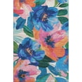 thumbnail image 2 of Addison Rugs Mayfield Premium Machine Washable Transitional Floral Navy Rectangle Rug, 8' x 10', 2 of 6