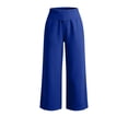 thumbnail image 4 of LumiAtelier Womens Stretch Fleece Cropped Pants Elastic Drawstring Waist Loose Casual Pants With Side Pockets, 4 of 9