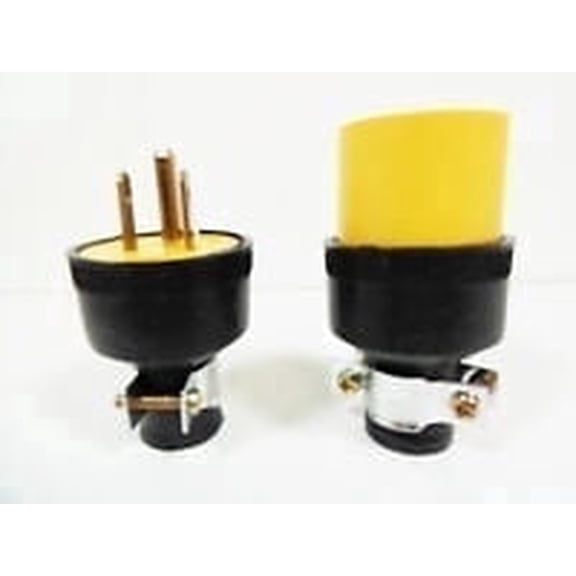 Extension Cord Replacement Adapter Plugs Plug Male Female 15 Amp 125 Volt