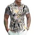 thumbnail image 2 of Camisas florales para hombre, verano 2024, camisas casuales frescas con estampado 3D de Hawaii para la playa, camisas de manga corta con solapa, blusas de calle, ropa para hombres y mujeres, 2 of 5