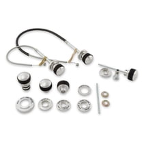 Scott Drake C8TZ-10852-MKBL Billet Dash Knob & Bezel Master Kit