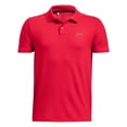 thumbnail image 1 of Polo Under Armour Performance para niños, color rojo/negro, talla M, 1 of 1