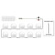 thumbnail image 1 of LED Vanity Lights with 10 Dimmable Bulbs, 1 of 5
