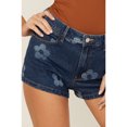 thumbnail image 2 of Wrangler Women's California Daisy Floral Print Medium Wash Mid Rise Denim Shorts - 112351200 10, 2 of 4
