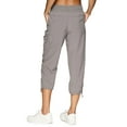 thumbnail image 2 of RBX Active Women's Relaxed Lightweight Woven Cargo Capri Pant, 2 of 7