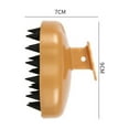 thumbnail image 4 of Silicone Hair Washing Cleaning Comb Manual Shampoo Comb for Scalp Massage Hair Care Massage Comb Hair Massager, 4 of 7