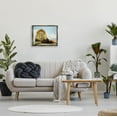 thumbnail image 2 of Stupell Industries Savanna Lion Photography Portrait Photograph Luster Gray Floating Framed Canvas Print Wall Art, Design by Carrie Ann Grippo-Pike, 2 of 6