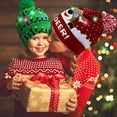 thumbnail image 3 of Christmas Themed Light Up Beanie with LED Lights Xmas Gift for Kids Adult, 3 of 7