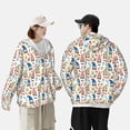 thumbnail image 4 of Fotbe Barbecue Gnomes Chaqueta con Protección Solar UPF 50+ para Hombre y Mujer, Camisa con Capucha y Bolsillos-Medium, 4 of 7