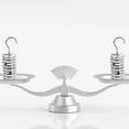 thumbnail image 4 of 1 Set Slotted Masses with Hanger Laboratory Slotted Weights Metal Slotted Masses, 4 of 9