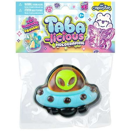 Taba-Licious Holographic UFO Squeeze Toy