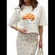 thumbnail image 1 of Camiseta Holgada de Corta con Estampado de para Mujer XXL, 1 of 10