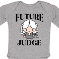 thumbnail image 4 of Inktastic Future Judge Cute Boys or Girls Long Sleeve Baby Bodysuit, 4 of 5