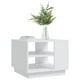 thumbnail image 4 of Mesa de café VidaXL de madera de ingeniería blanca 55x55x43 cm, 4 of 7