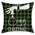 thumbnail image 4 of Funda de almohada de El Grinch. 45 x 45 cm, juego de 4 fundas de almohada de Papá Noel, funda de almohada de felpa corta navideña para sofá decorativo, decoración de cama para el hogar, 4 of 5