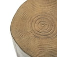 thumbnail image 5 of Christopher Knight Home Rustic 16.25" Side Table, Hand-Painted Faux Wood, Indoor/Outdoor, Light Brown, 5 of 7