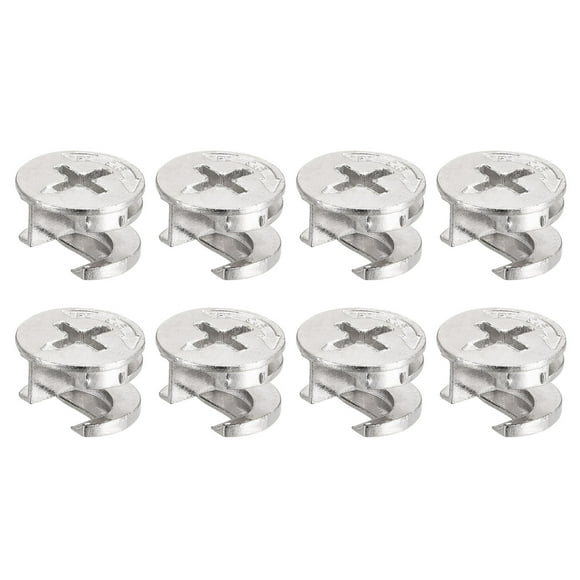 Uxcell Cam Lock Nut for Furniture 14.6x9.5mm Joint Connector Locking Nuts 8Pcs