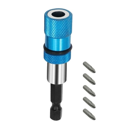 

Ekeka Clearance ! Universal Hex Shank Magnetic Screwdriver Bit Holder With 5 PH2 Bits Carbon Steel