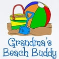 thumbnail image 2 of CafePress - Grandmas Beach Buddy Body Suit - Baby Light Bodysuit, Size Newborn - 24 Months, 2 of 4