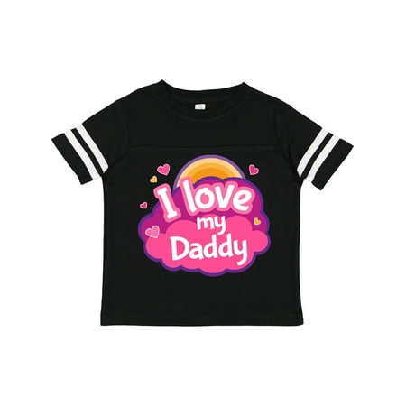 

Inktastic I Love My Daddy Girls Gift Toddler Toddler Girl T-Shirt