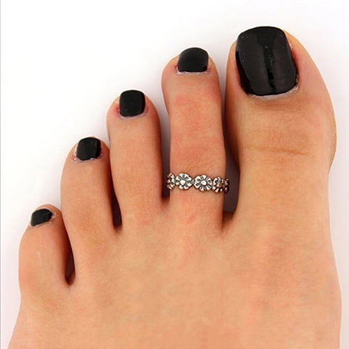 Simple Dainty Toe Ring Adjustable Copper Foot Jewelry Decoration For Women  & Girls Summer Beach Barefoot Accessories - Temu