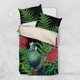 thumbnail image 1 of Nueva Zelanda Tui Pájaro Ropa de Cama de Navidad Maori Helecho Mezcla Pohotukawa LT14, 1 of 6