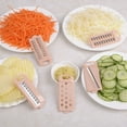 thumbnail image 4 of DEEPCRAFF metal vegetable chopper Vegetable Grater Stainless Steel 1Pack, 4 of 8