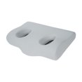 thumbnail image 1 of Almohada para perforaciones orejas, ideal para usar con auriculares y pendientes. Transpirable, ergonómica, para dormitorio y hogar. Cojín cervical Gris claro, 1 of 8