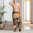 thumbnail image 6 of Lsque Grim Coffee Skull Print Men's Pajama Pants, Lounge Pant - Comfortable Home Wear,Elastic Waistband, Stylish Design-XX-Large, 6 of 9
