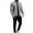 Light Gray, variant on yuCgh Men's Color Block Knit Zippered Cardigan Sweater and Pants Set, Two-Piece Casual Outfit with Modern Design for Fall and Winter Wear,Black XL