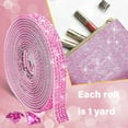 thumbnail image 5 of Eanloly 5 Rolls Self Adhesive Crystal Rhinestone Ribbon Art & Craft Tape with 2 mm Sticker(Pink), 5 of 7