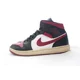 thumbnail image 1 of N I-K-E A i r-Jor-dan 1 Mid Noble Red 554724-066 Mens Sz. 9 Basketball Sneakers Shoes, 1 of 5