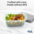 thumbnail image 6 of GoodCook Large Rectangle Food Storage Container 2 Pack, Made without BPA and Dishwasher Safe, A Practical Choice for Dry Goods and Bulk Ingredients, 6 of 11