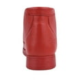 thumbnail image 6 of HAMARA JOE Men's Genuine Leather High Top Moc Toe Desert Chukka Male Casual Boots, Red, 10.5, 6 of 7