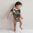 thumbnail image 3 of Kdxio Moon Night Sky Cute Rabbit Pattern Unisex Baby Cotton Short Sleeve Bodysuits-18 Months, 3 of 5