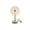 Style E, variant on 180° Rotatable Night Light, 2026 Halloween Decor Flower Shaped Cordless Acrylic Lamp, Battery Operated Warm Light with Control for Bedroom, Dorm, Nursery & Hallway 7.09"