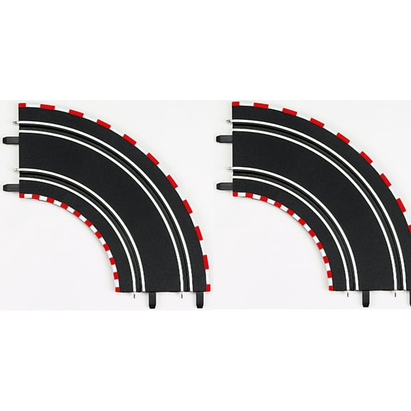 Carrera GO!!! 61603 Slot Car Racing Track Add-On Accessory - 1/90 Curve (2-Pack)
