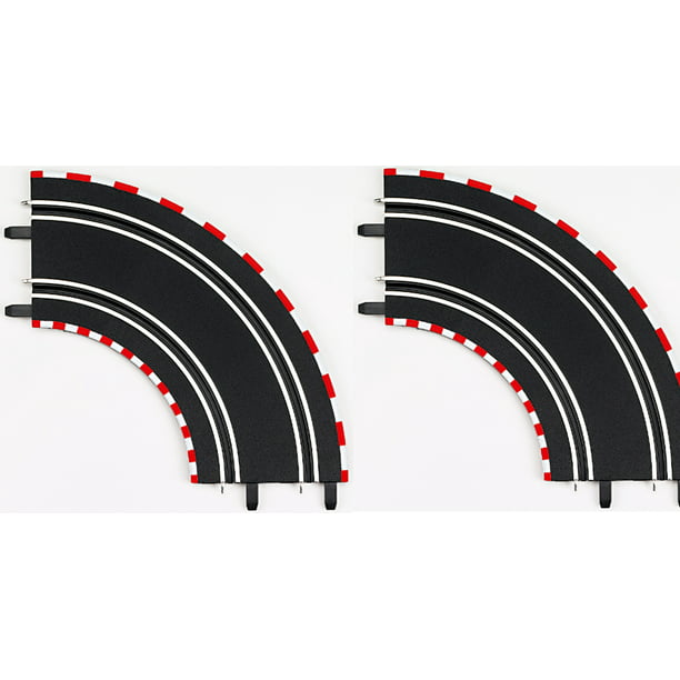 Carrera GO!!! 61603 Slot Car Racing Track Add-On Accessory - 1/90 Curve  (2-Pack) 