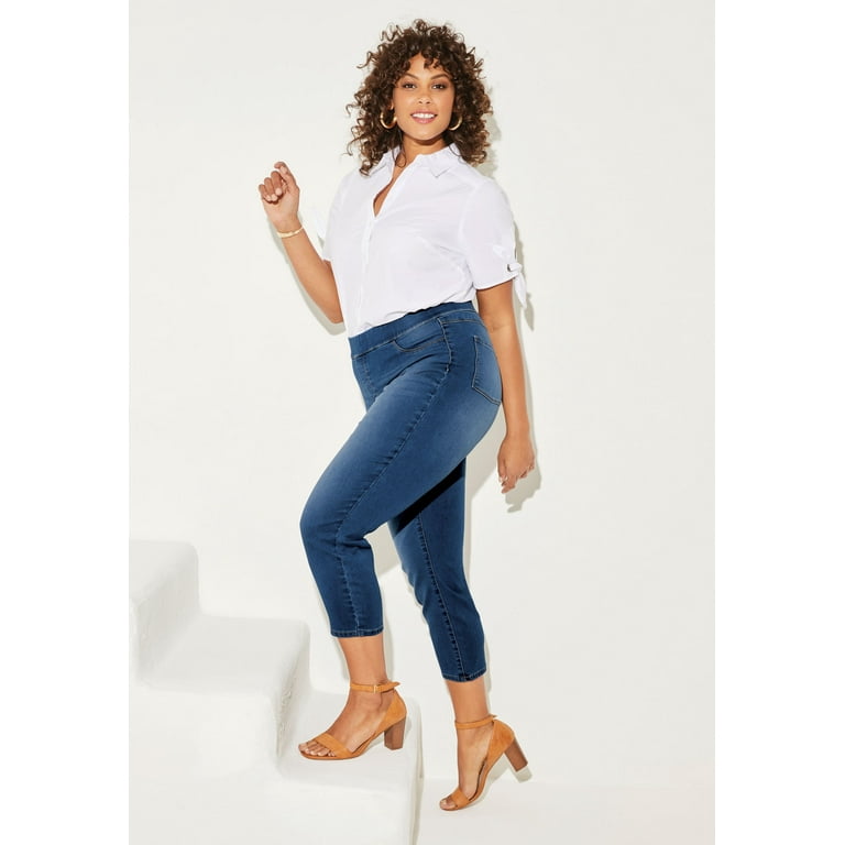 D jeans stretch jean capris womens size 6