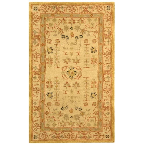 SAFAVIEH Anatolia Tamsen Floral Area Rug, Sand, 4' x 6'