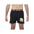 thumbnail image 2 of Lazy-Me Mens Funny Novelty Boxer Shorts, Black, Beer Mugs, Beer Mugs Black, Size: L, Lazy Me, 2 of 4