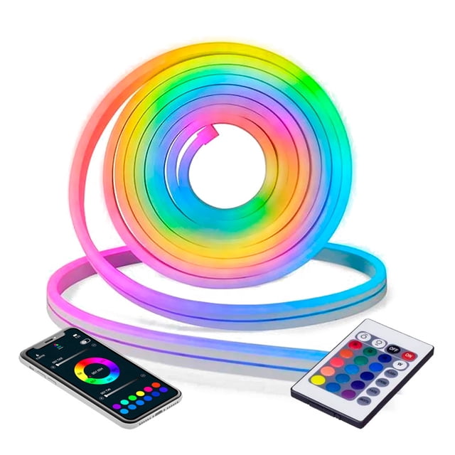 Tira LED Neón Pixel RGB Tianlai 5m con control Bluetooth
