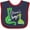 Navy and Red, variant on Inktastic Gram Boy Grandson Dinosaur Boys Baby Bib