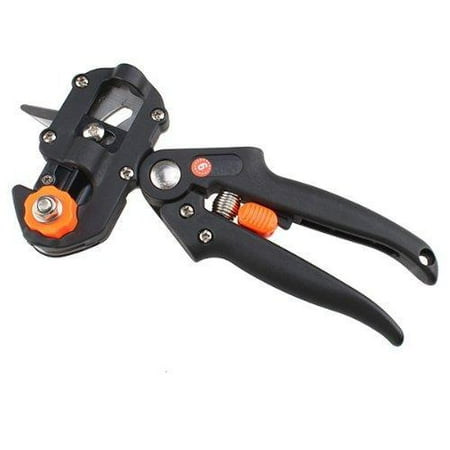Professional Hand Pruner - AGPtek Black Professional nursery grafting tool pruner 2 extra blades free grafting tape
