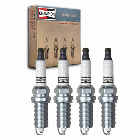 4 pc Champion Copper Plus Spark Plugs compatible with Dodge Dart 2.4L L4 2013-2016