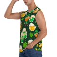 thumbnail image 3 of Picia St Patrick's Day10 mens Cotton Tank Undershirts , Moisture-wicking Ribbed Tanks, Lightweight Cotton Tank Undershirts-3X-Large, 3 of 8