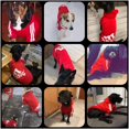 thumbnail image 3 of Sudaderas con capucha para perros grandes, prendas de vestir, suéter básico con capucha Adidog de forro polar, chaqueta de algodón, sudadera, abrigo de 3XL a 9XL para perros grandes (rojo, 9XL) Adepaton CJWUS-3541, 3 of 7